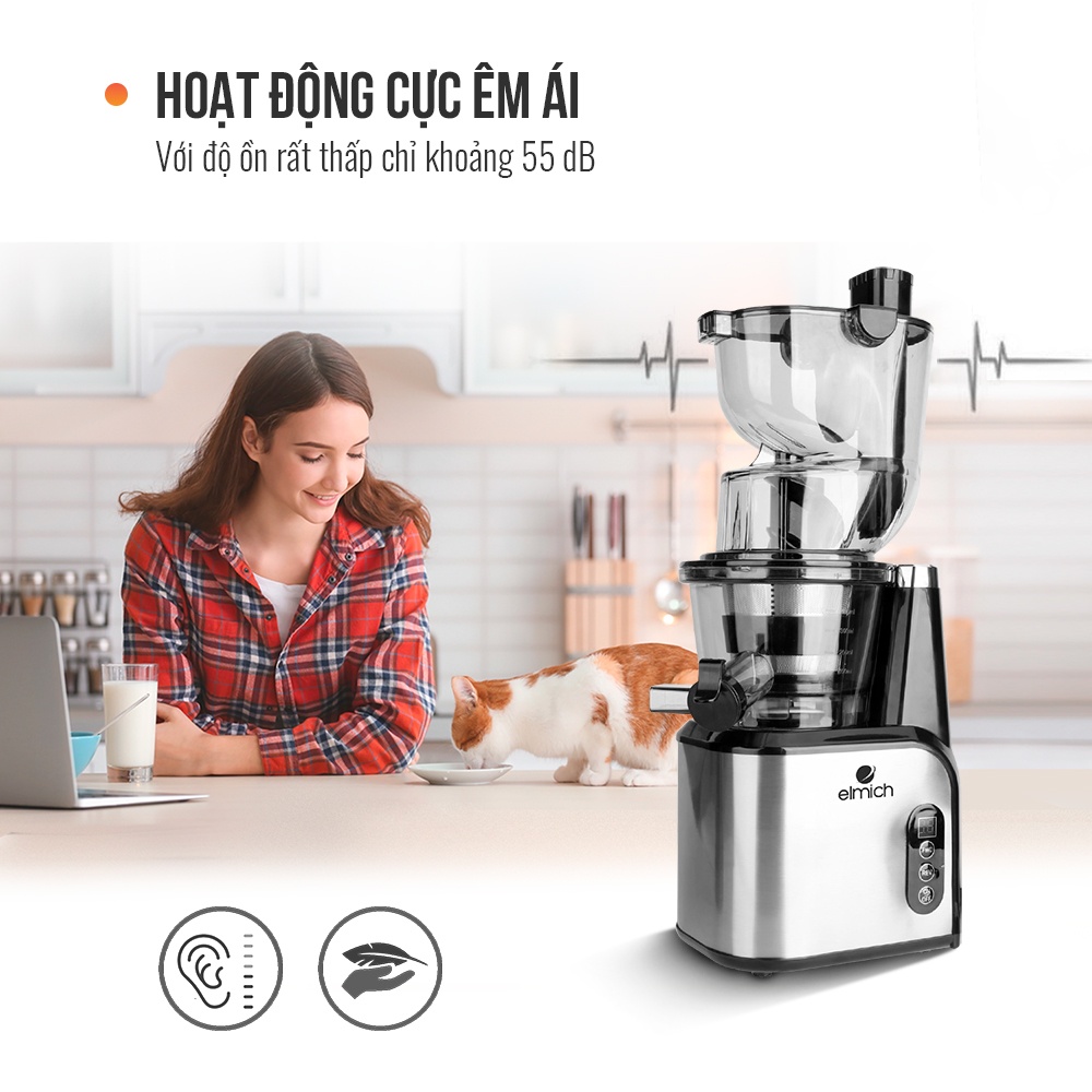 Máy Ép Chậm Elmich JEE-3898 200W
