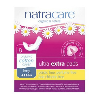 Băng vệ sinh ban đêm có cánh Natracare 8pcs