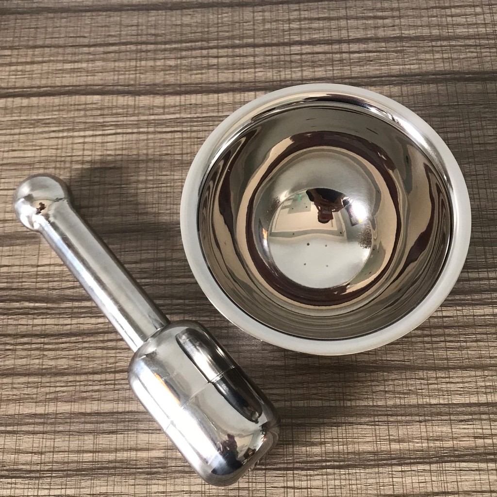 Bộ cối chày inox - Sạch sẽ - An toàn cho sức khỏe - Tiện dụng - Bền đẹp anhduonghomekit