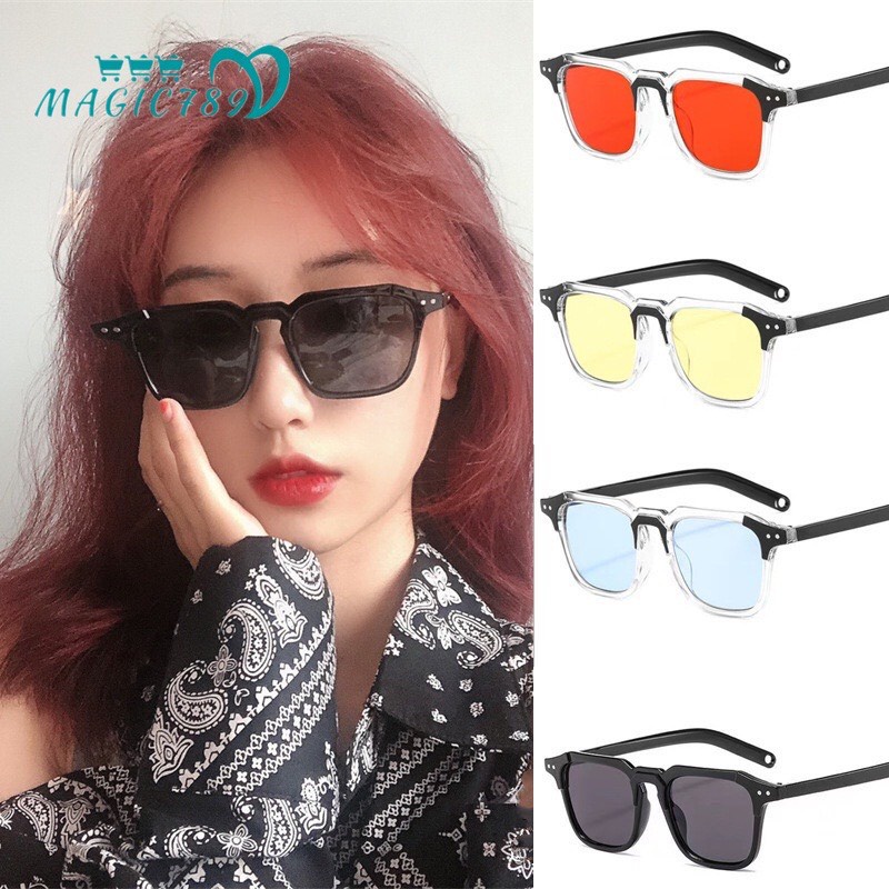 924 Kính Mát Phong Cách Retro Unisex Thời Trang Hàn Quốc