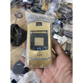 vỏ bộ motorola v3 gold, (chỉ còn màu hồng.)