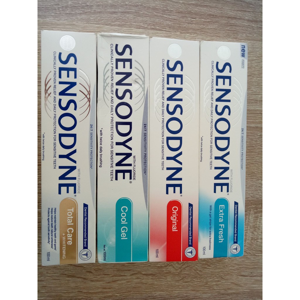 Combo 5 tuýp kem đánh răng Sensodyne chống ê buốt răng