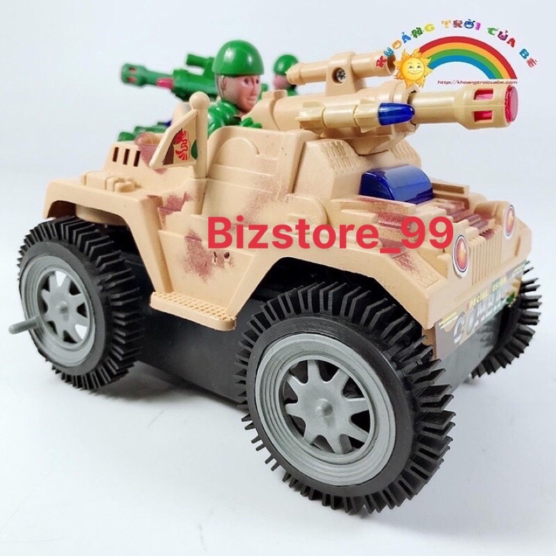 Đồ chơi xe tăng chạy bằng bin có nhạc và đi được