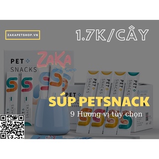 Pet Snack Súp thưởng cho mèo | Petsnack | Súp Thưởng