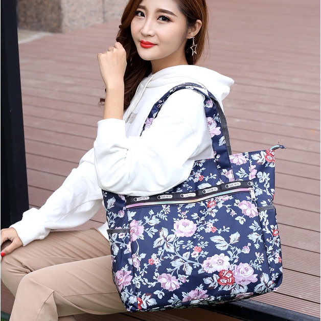 Túi xách mua sắm vải nilon cỡ lớn kiểu Trung Hoa dễ thương | BigBuy360 - bigbuy360.vn