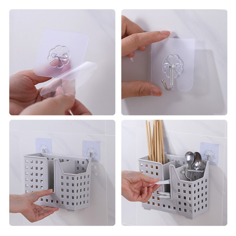 Giá Đỡ Đũa Gắn Tường Siêu Thoát Nước Tiện Dụng Cho Nhà Bếp