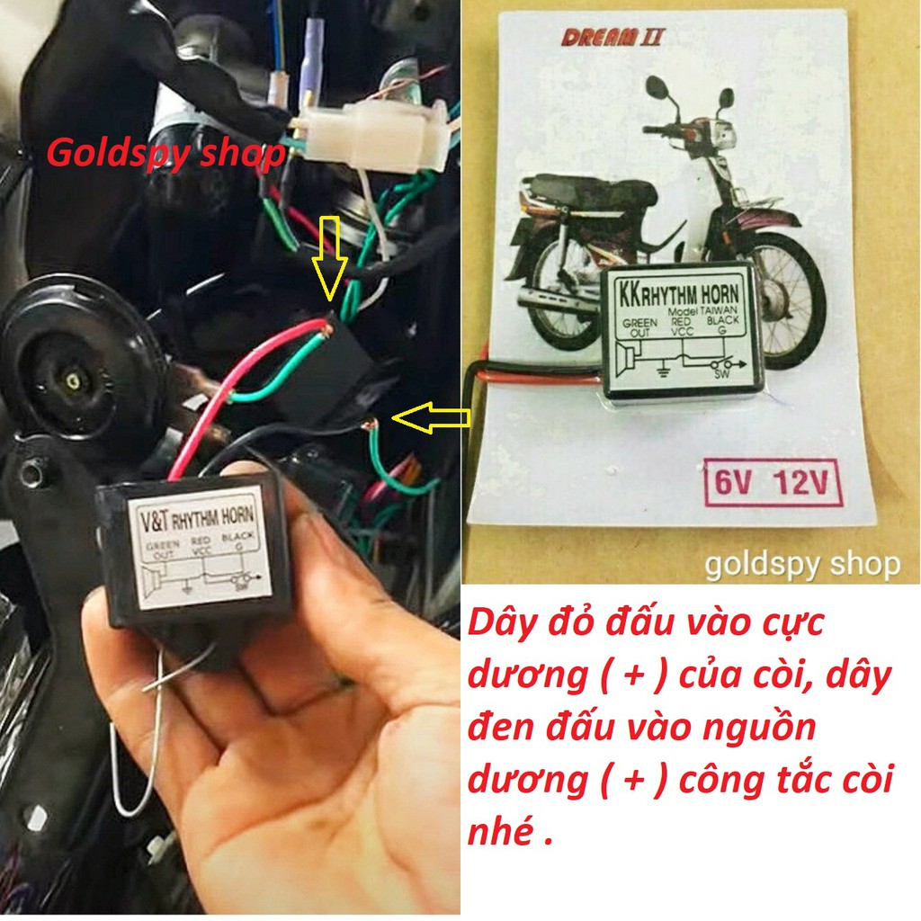 Chíp nhại còi xe máy