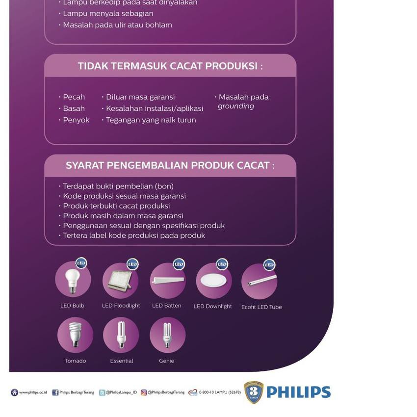 PHILIPS Bóng Đèn Led Philip 3w 5w 7w 9w 11w 3w 4w 6w 8w 10w 12w 13w P