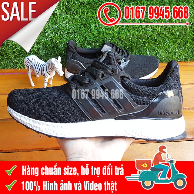 [SALE SỐC] Giày Thể Thao Ultra Boost 3.0 Đen Trắng Nam Nữ