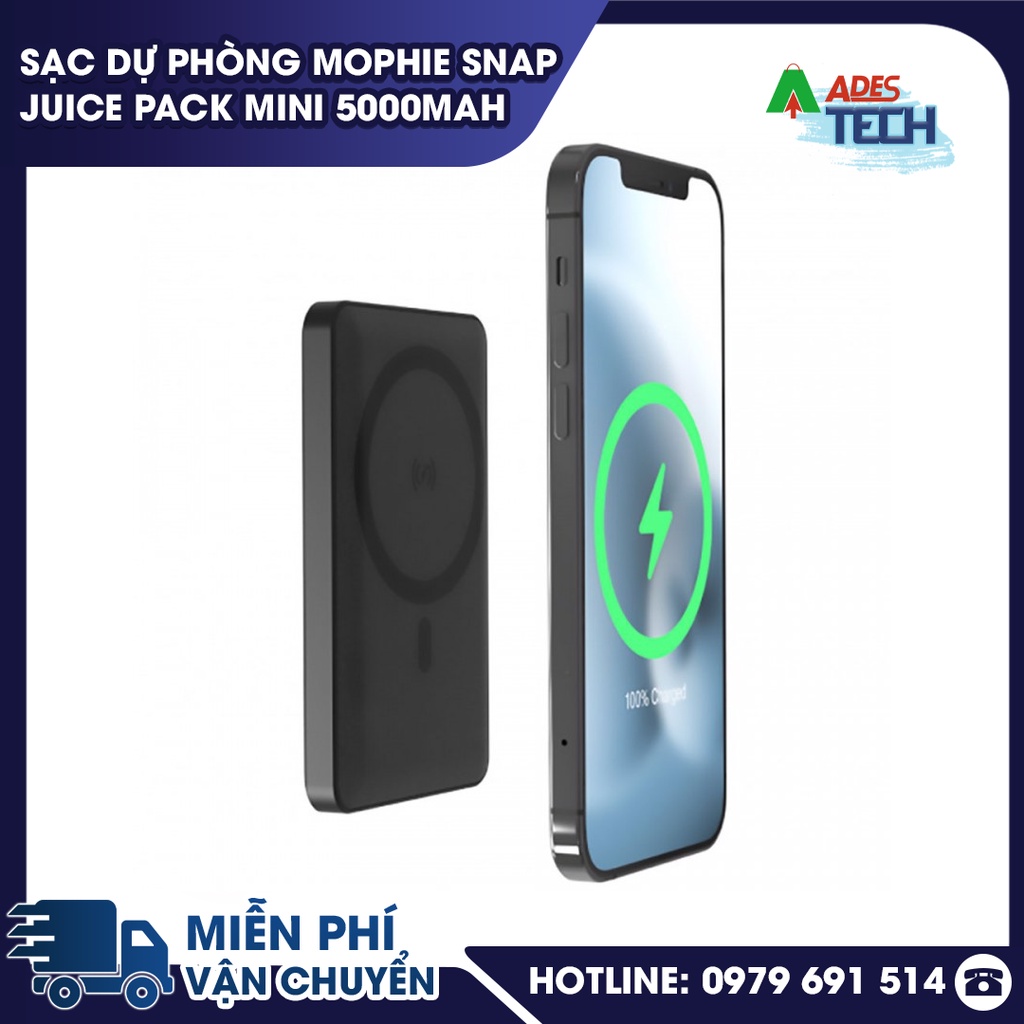 Sạc dự phòng Mophie Snap+ Juice Pack Mini 5000mAh Mới 100% chính hãng