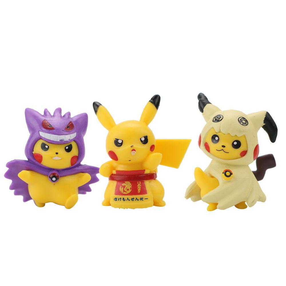 Mô Hình Nhân Vật Pikachu Bằng PVC Phong Cách Nhật Bản