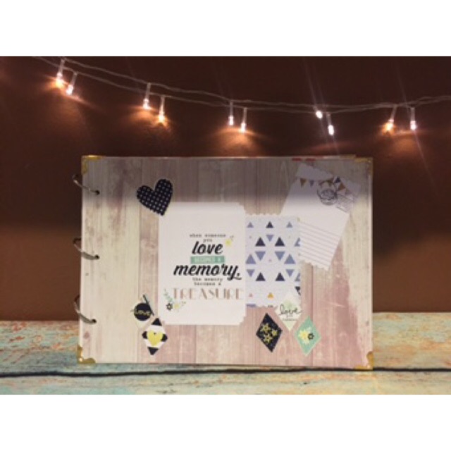 Scrapbook A4 ruột đen trơn