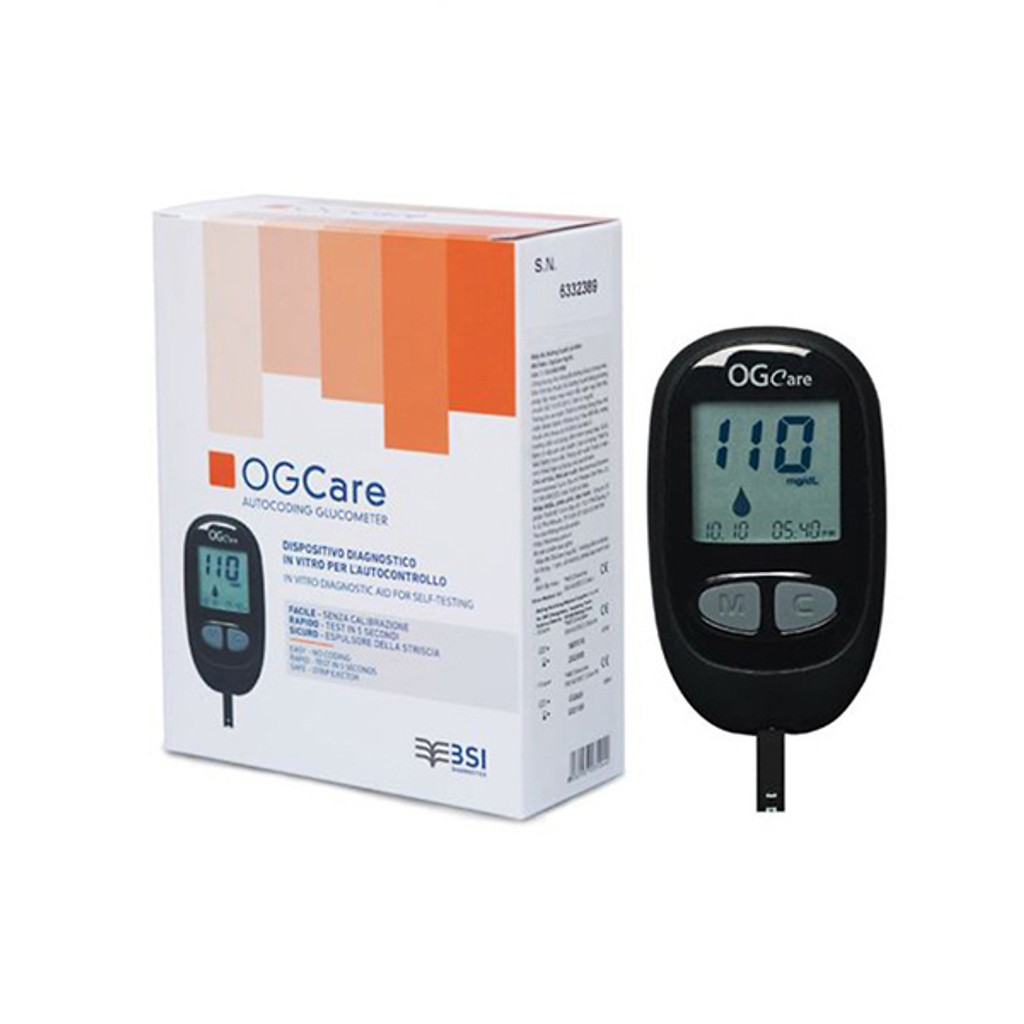 Máy đo đường huyết OG Care (nhập Ý)