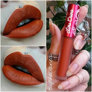 Lime Crime Velvetines Liquid Matte Lipstick - màu Pumpkin