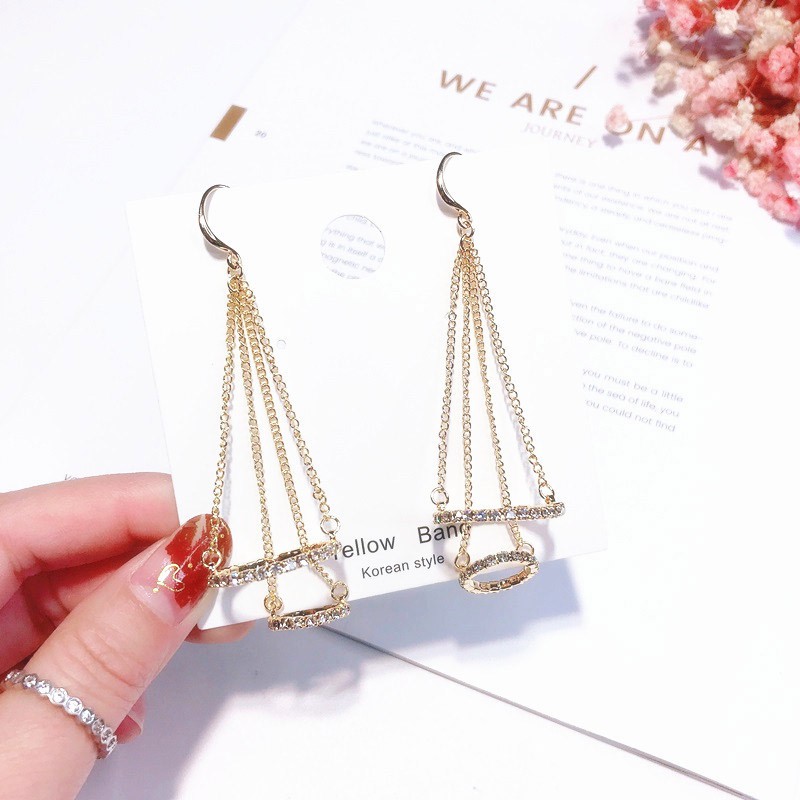 Bông tai / khuyên tai thời trang có hộp tặng kèm