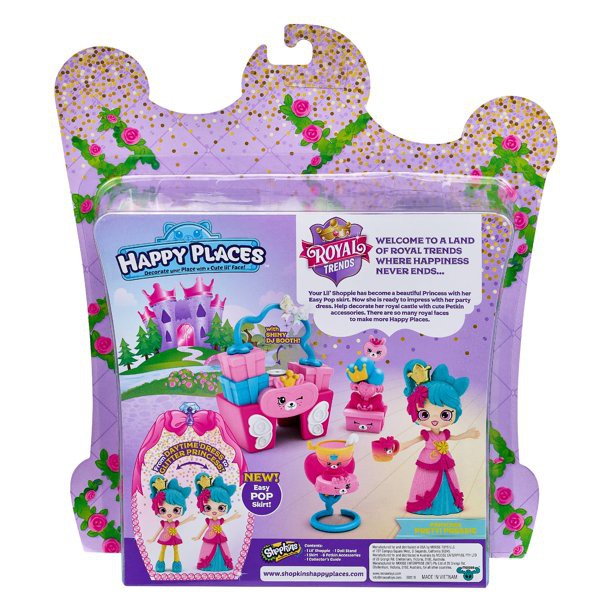 Bộ đồ chơi (Chốn Hạnh Phúc – Xu Hướng Hoàng Gia) Shopkins Happy Places - Squirrel Palace Party chính hãng