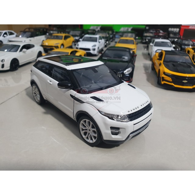 Xe mô hình Range Rover Evoque, tỉ lệ 1:24, màu trắng