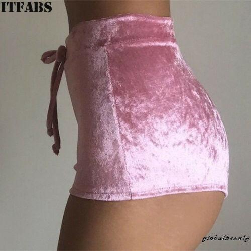 Quần đùi vải nhung lưng thun mềm dành cho phái đẹp | BigBuy360 - bigbuy360.vn