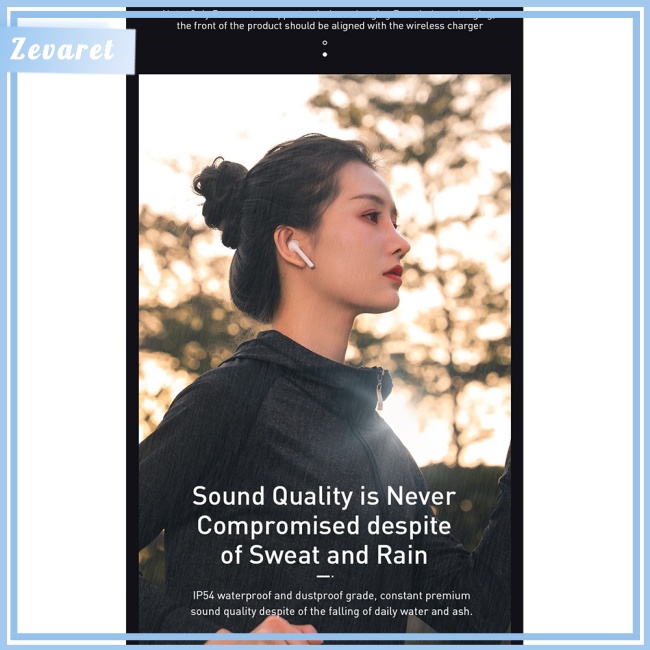 Tai Nghe Bluetooth 5.0 Không Dây Zevaret Baseus W04 Tws Có Hộp Sạc