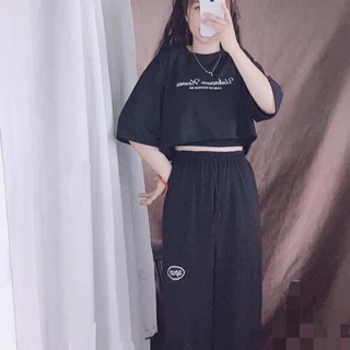 [KÈM ẢNH THẬT+VIDEO] SET ÁO CROPTOP 2 MÓN