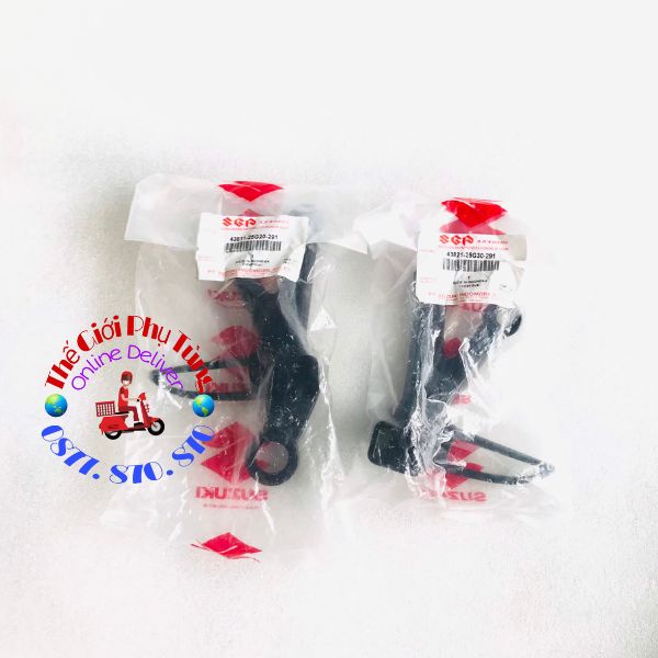 Pát gác chân sau Raider fi - Satria fi Zin Suzuki indo - 43811-25G20-291/ 43821-25G30-291