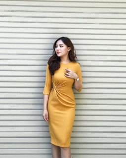 Váy cát hàn xoắn eo