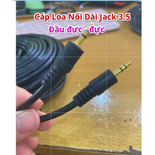 [Mã ELHACE giảm 4% đơn 300K] Cáp loa nối dài Jack 3.5 dài 20M, 5M, 3M chính hãng OFG ( dây loa 3.5, 2 đầu đực - đực )