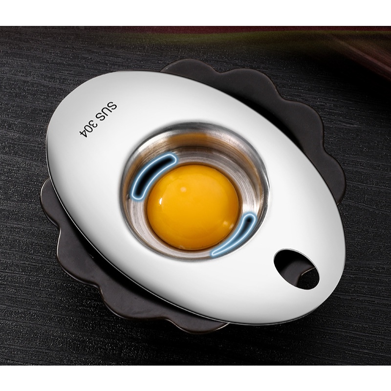 Dụng Cụ Tách Lòng Đỏ Trứng DIY Bằng Thép Không Gỉ 304