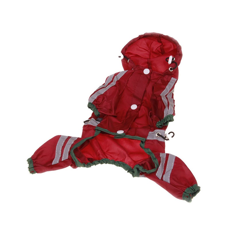 Áo Mưa Phản Quang Bằng PVC Một Lớp Dành Cho Cún Cưng