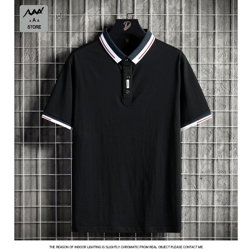 Áo POLO nam AAA - áo thun tay lỡ cotton, phong cách Quý ông thời trang, lịch lãm | BigBuy360 - bigbuy360.vn