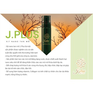 Xịt nano tan mỡ j.plus