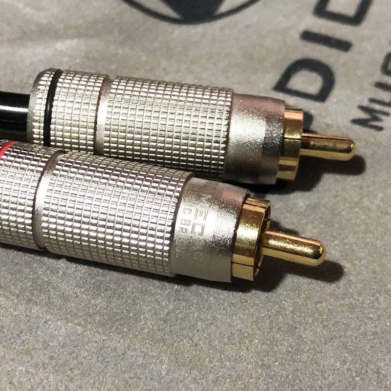 Dây Tín Hiệu Âm Thanh Chống Nhiễu 3.5mm ra 2 Đầu RCA Mạ Vàng AUDIOMECA SW-1290 Tặng Kèm Túi Nhung Cao Cấp