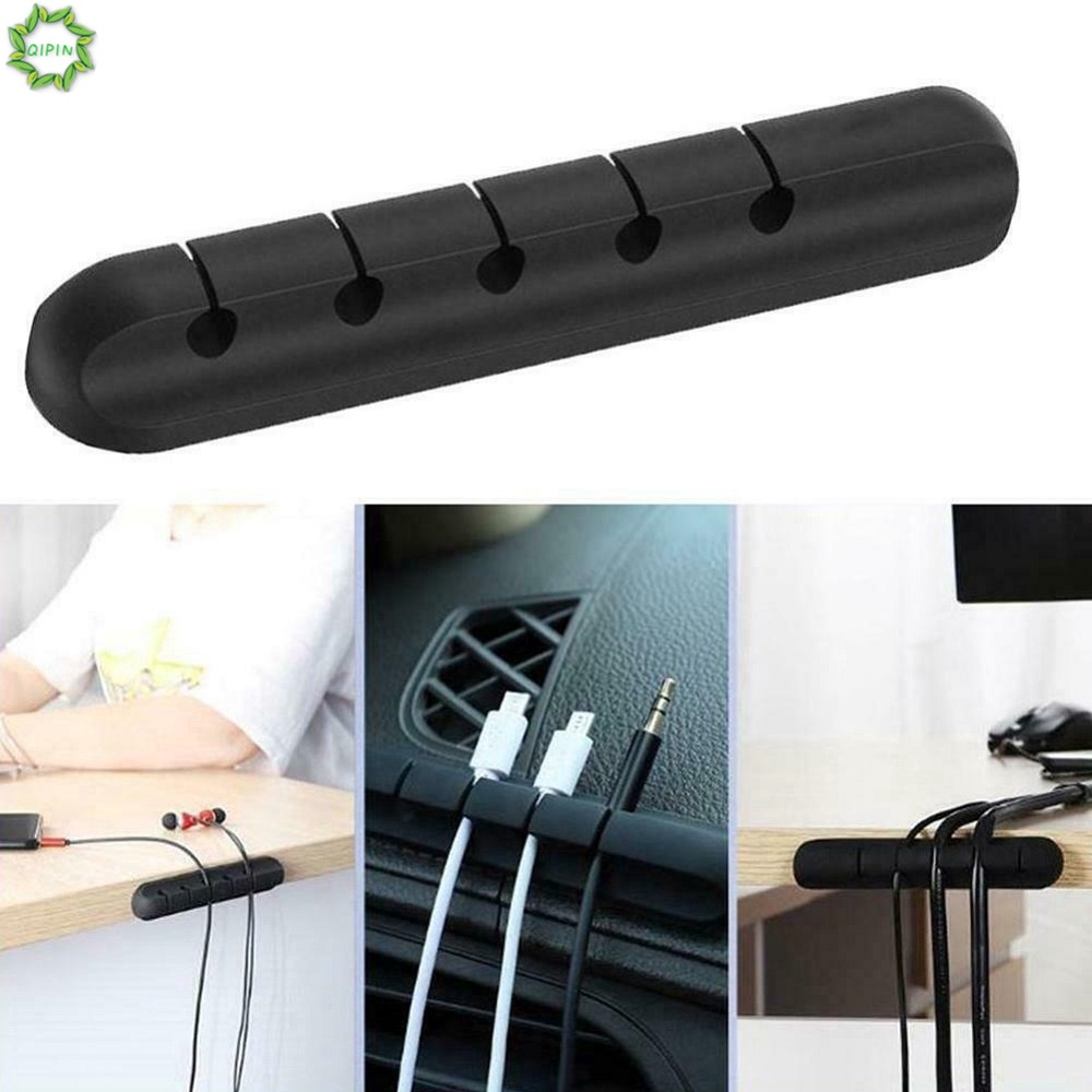 Kẹp silicone cố định dây cáp 5 lỗ tiện dụng