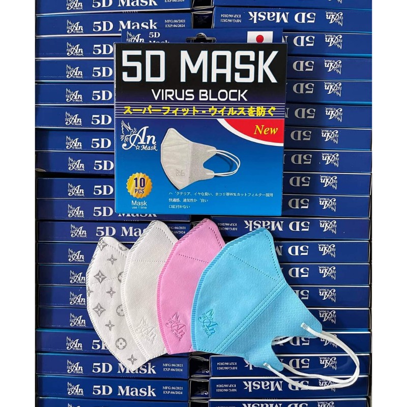 Khẩu trang y tế 5D MASK Hộp 10 chiếc - Hàng chính hãng