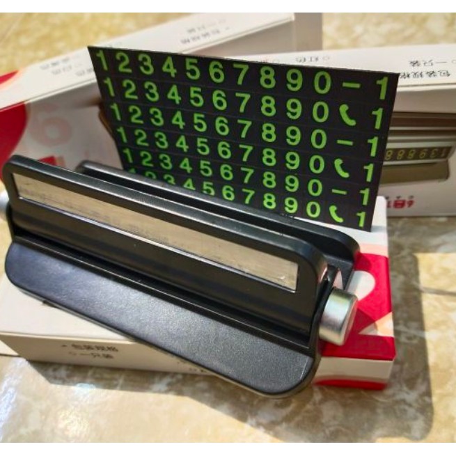 Bảng số điện thoại để taplo kèm giá đỡ 6 dãy số phản quang | BigBuy360 - bigbuy360.vn