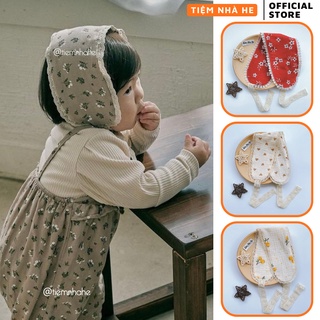 [Hàng Thiết Kế] Khăn Choàng Đầu Oval Viền Ren Cho Bé Tiệm Nhà He Phụ Kiện Chụp Ảnh Trẻ Em Phù Hợp Đi Biển Du Lịch