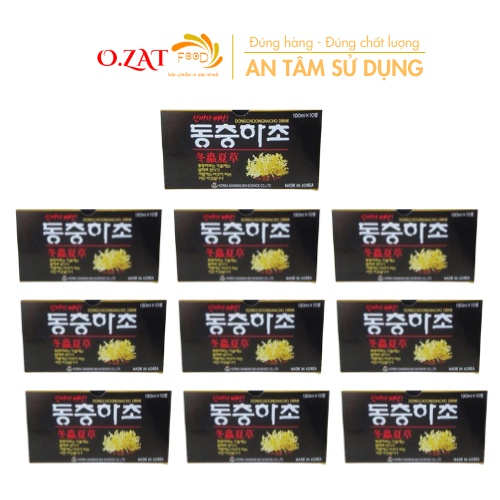 Nước đông trùng hạ thảo Bio hàn quốc hộp 10 chai mỗi chai 100ml phục hồi sức khoẻ nhanh chóng