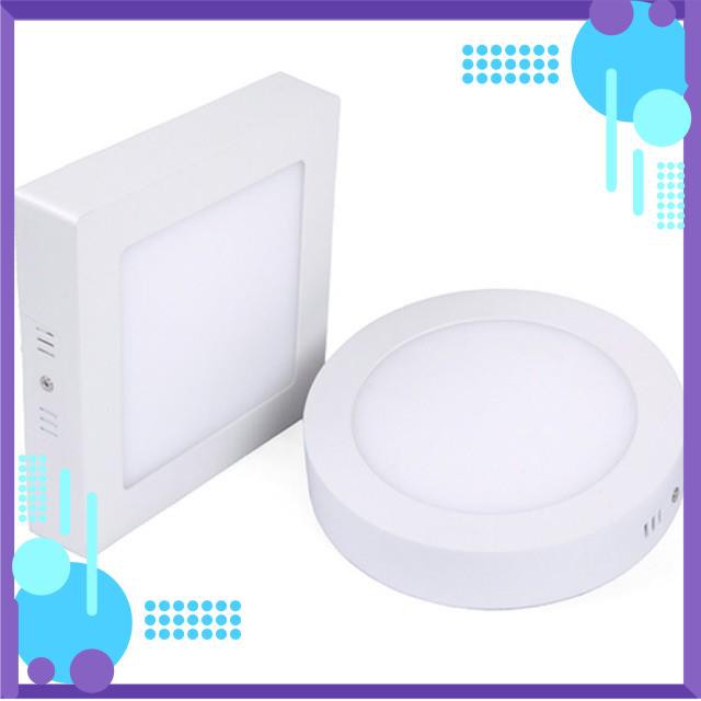 Đèn led ốp trần Tròn - Vuông 18w siêu sáng - ốp nổi