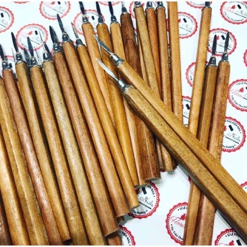 Lấy khoé cán gỗ nail