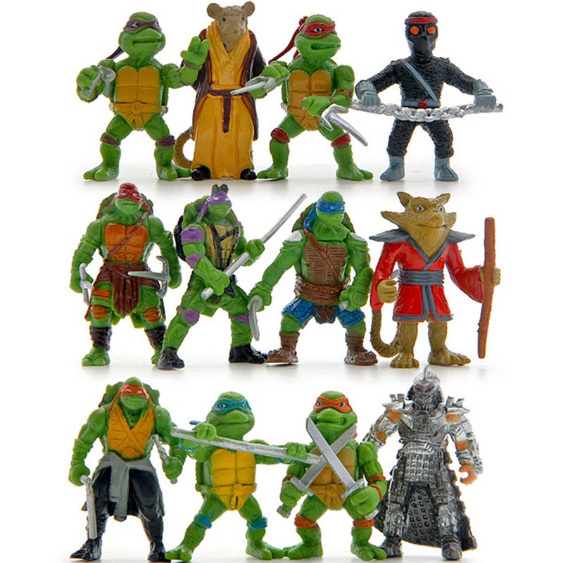 Set 6 Mô Hình Đồ Chơi Ninja Rùa Dễ Thương