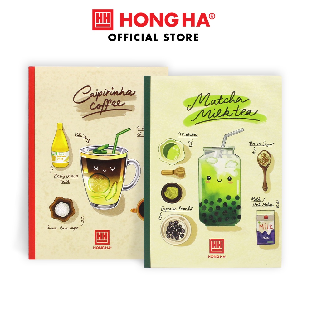 Vở kẻ ngang Hồng Hà 200 trang Study Cocktail 1429 (10 quyển)