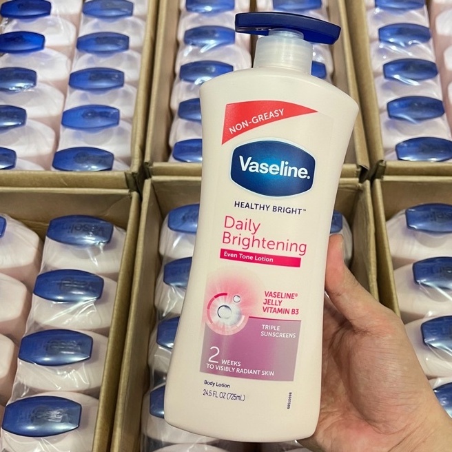 Sữa Dưỡng Thể Dưỡng Ẩm Cho Da Và Làm Trắng Da Vaseline Healthy