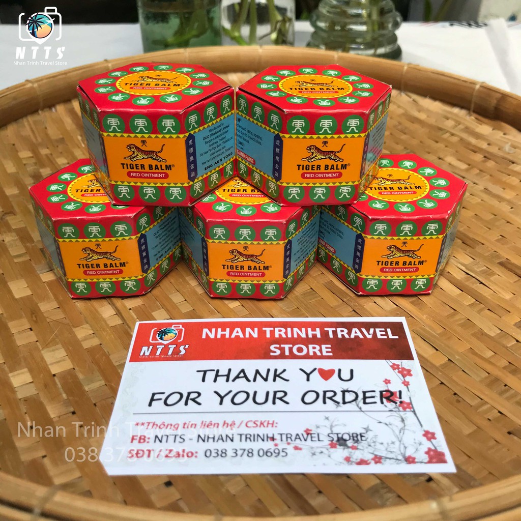 Dầu Cù Là Cao Hổ Đỏ - RED TIGER BALM THÁI LAN