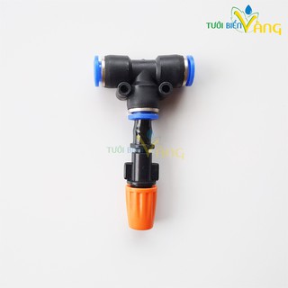 20 béc tưới phun sương 1 hướng cam chân tê 8mm