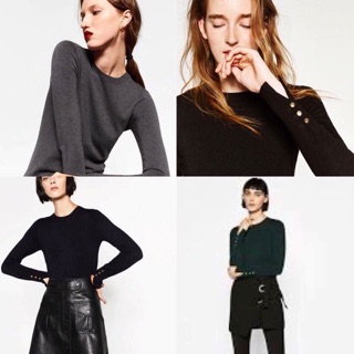 Áo len zara knit basic 🌟