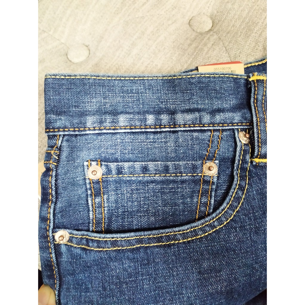 Quần Jean nam Lv 511 cambodia (Form ống đứng Slimstrecth ,ống quần 17cm đến 19m,chất vải co dãn)-779 | BigBuy360 - bigbuy360.vn
