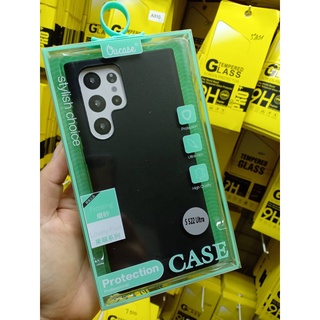 Ốp lưng dẻo màu đen ou case cho samsung s22, s22 plus, s22 ultra lưng nhám chống vân tay