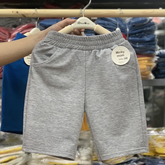 Quần bé trai chất cotton da cá thoáng mát dáng đẹp cho bé 1-7 tuổi