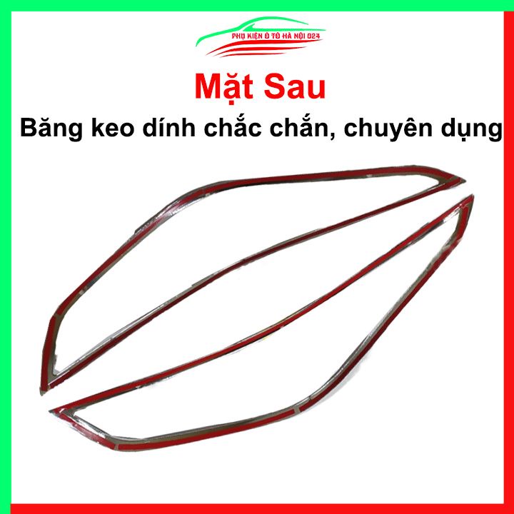 Ốp viền đèn pha hậu mạ crom Accent 2018-2022 chống trầy trang trí bảo vệ xe