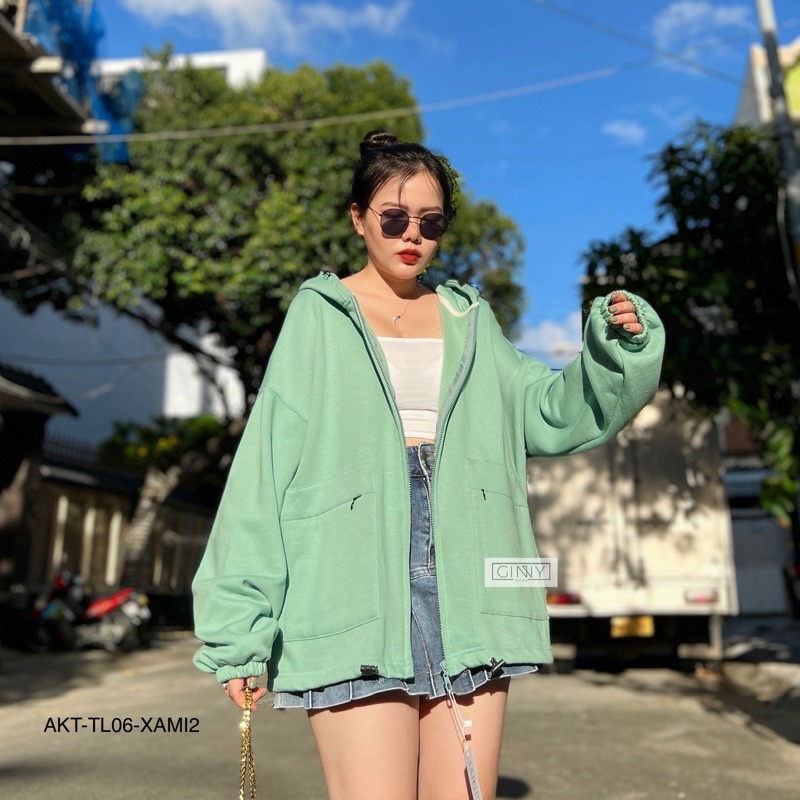 ÁO KHOÁC THUN XUẤT CHỐNG NẮNG TÚI ZIP |Thời Trang | Phong Cách | GinHouse Shop